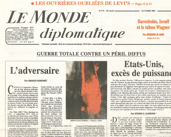 Le Monde Diplomatique - Octobre 2001